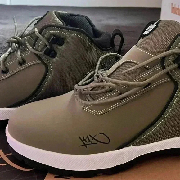 K1X Playhard High Top Sneakers Green Unisex Size 10.5 Athletic Shoes wore once - Picture 2 of 7